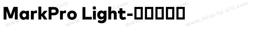 MarkPro Light字体转换